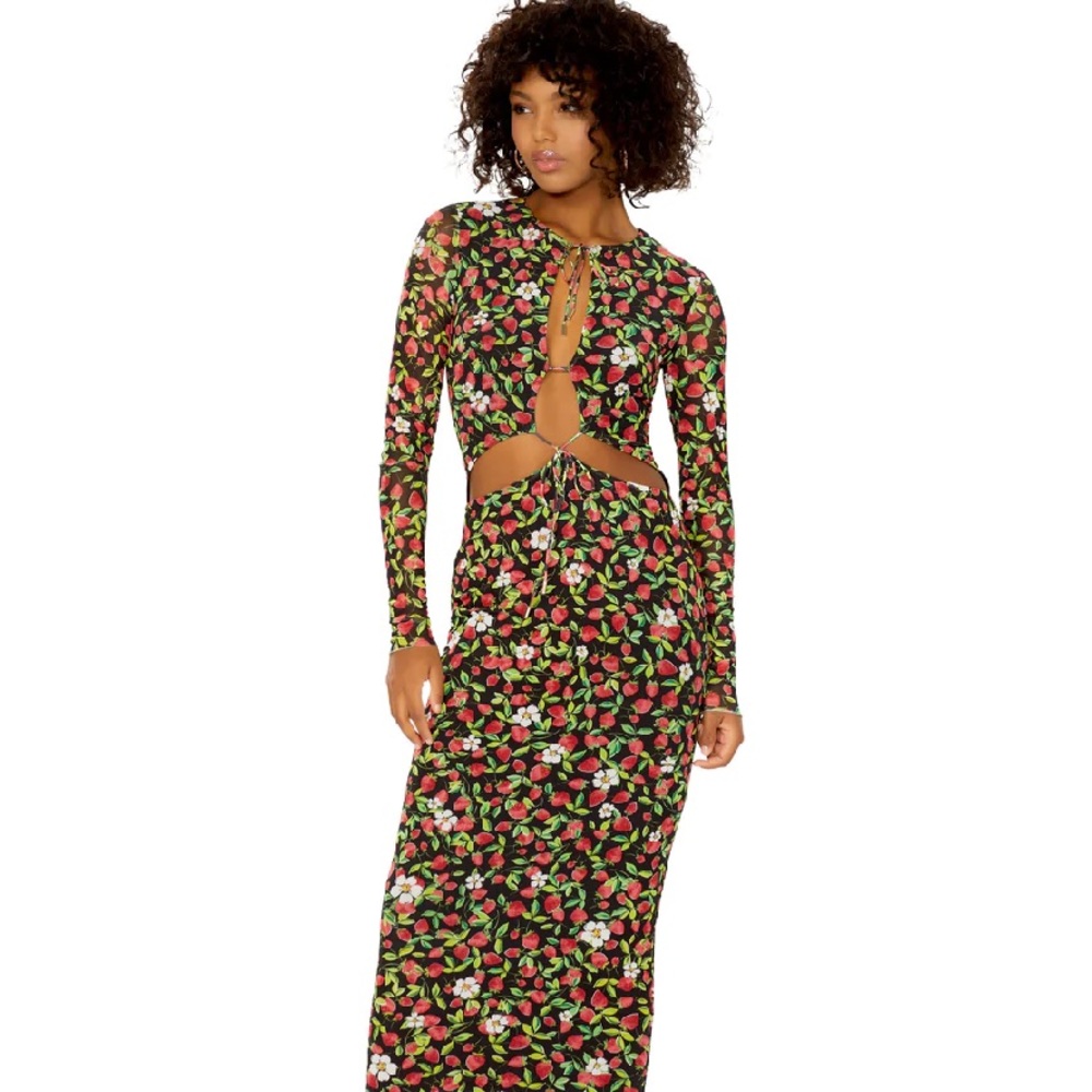 Brand new AFRM Strawberry print dress NWT. Looks exactly like pictures.